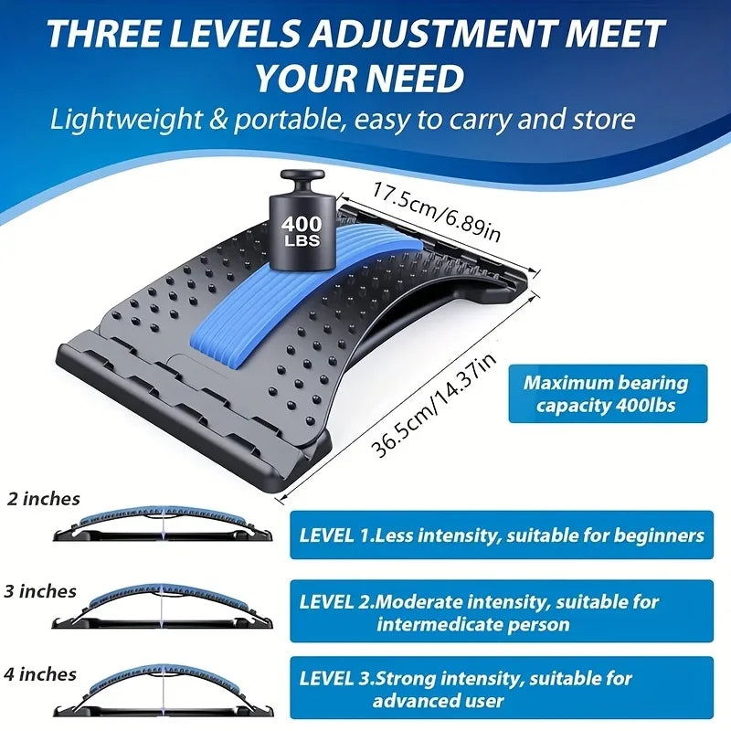 LumbarFlex Pro™ Adjustable Back Stretching Support