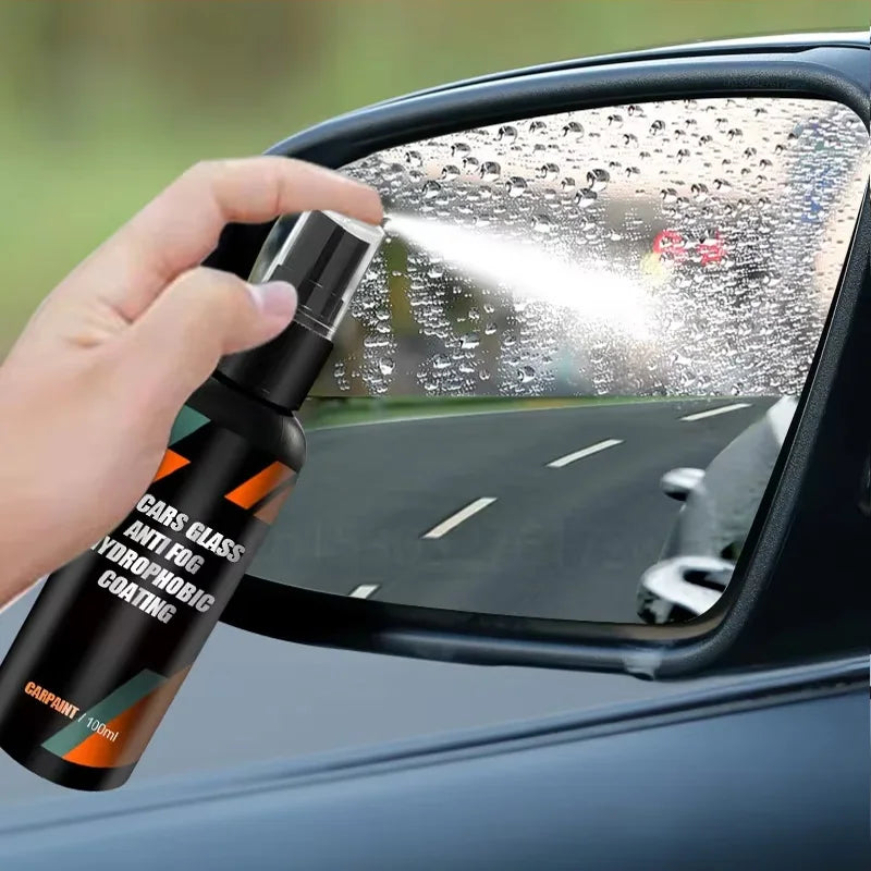 Nano Shield Rain Repellent Spray – Hydrophobic Car Glass Coating | Anti-Rain, Anti-Fog & Oil Film Remover
