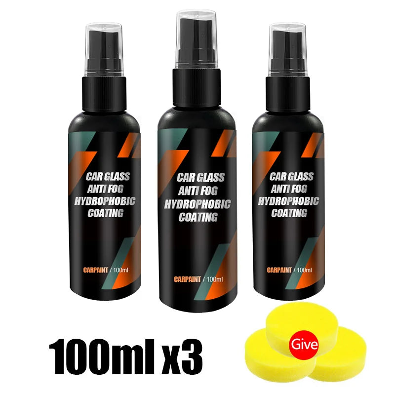 Nano Shield Rain Repellent Spray – Hydrophobic Car Glass Coating | Anti-Rain, Anti-Fog & Oil Film Remover