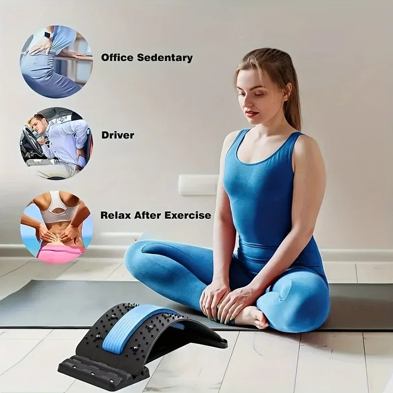 LumbarFlex Pro™ Adjustable Back Stretching Support
