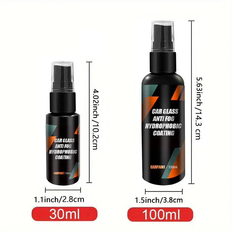 Nano Shield Rain Repellent Spray – Hydrophobic Car Glass Coating | Anti-Rain, Anti-Fog & Oil Film Remover